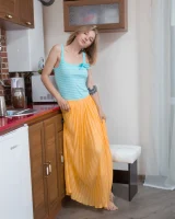 We Are Hairy - 01-Kristinka_BlueBlouseYellowSkirt_001